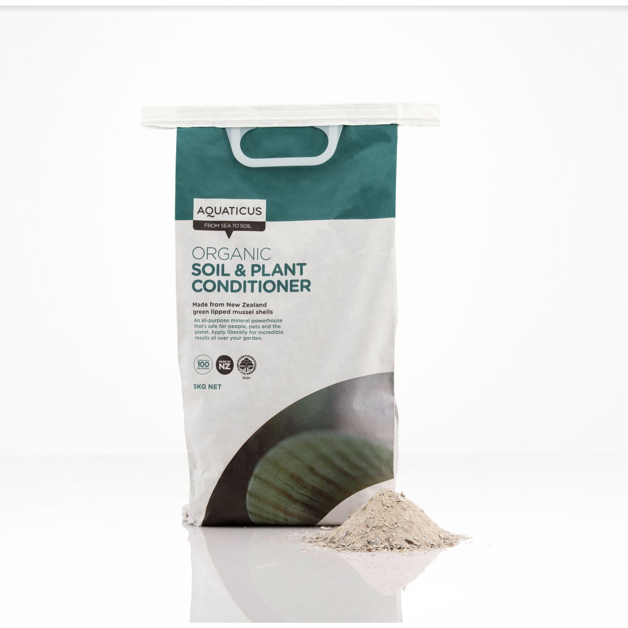 Aquaticus Organic Soil & Plant Conditioner (mussel Shell) - 5kg, Fertilisers, Kings Plant Barn